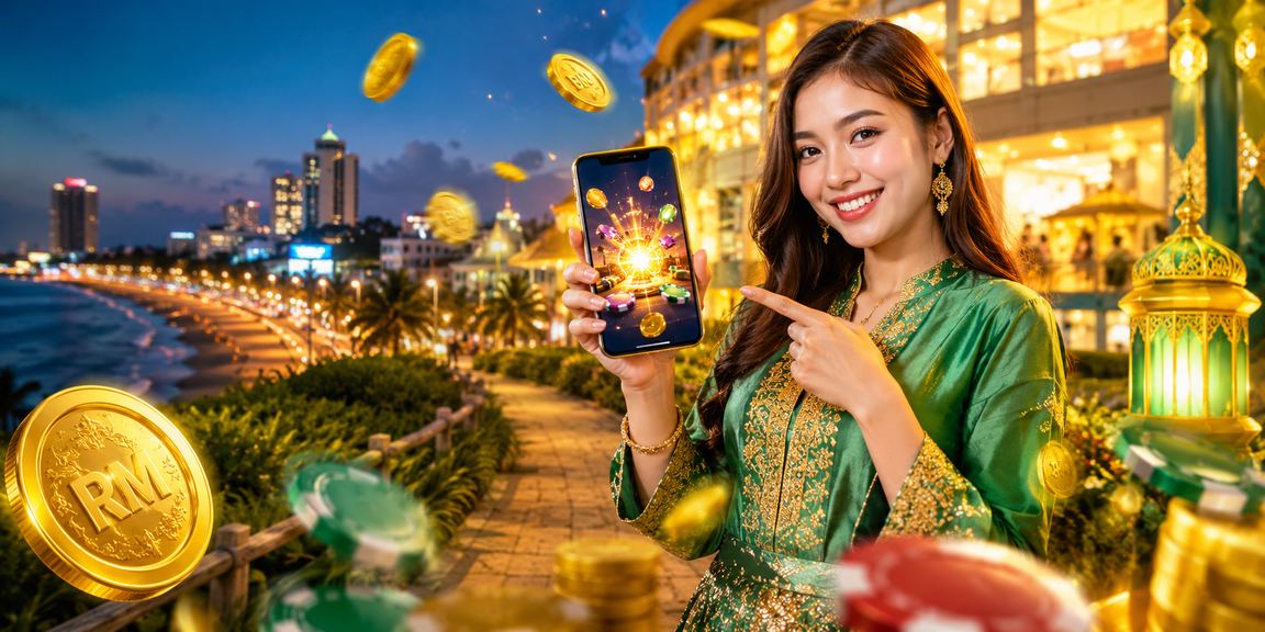 Aplikasi loteri dan kasino digital semasa Hari Raya di Kuantan Malaysia